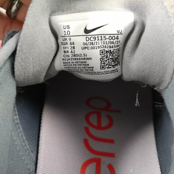 Nike Air Zoom SuperRep 3 Mens Size 10 Running Shoes Cool Grey Low Top DC9115-004 - Picture 2 of 10